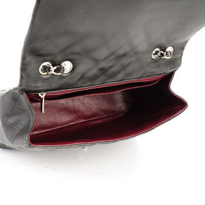 Chanel Lambskin Quilted Jumbo Single Flap Black 5 of 7
