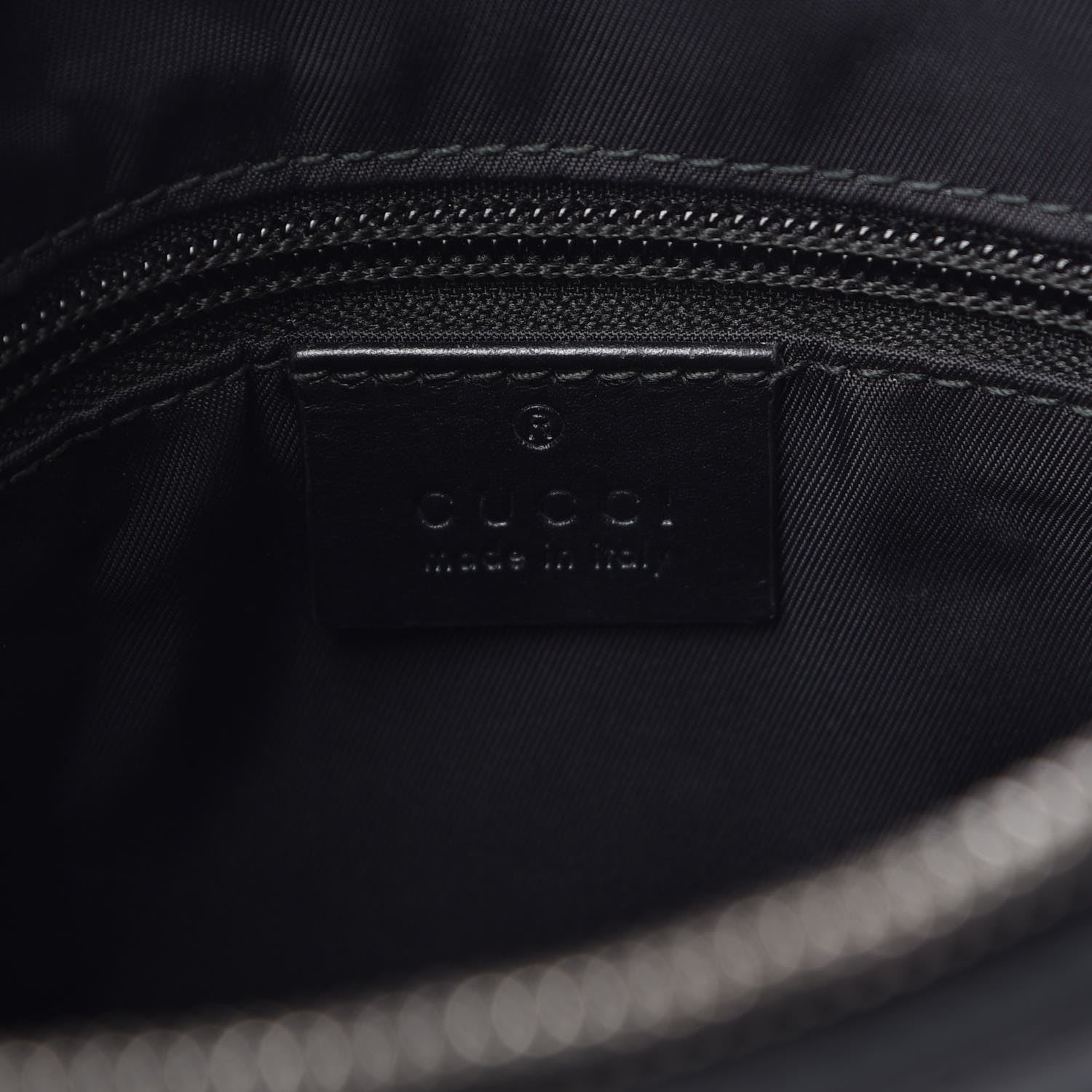Gucci GG Supreme Monogram Web Messenger Bag Black 6 of 9