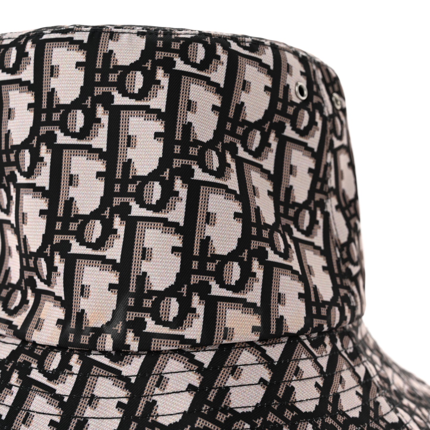 Oblique Reversible Teddy-D Brim Bucket Hat Black