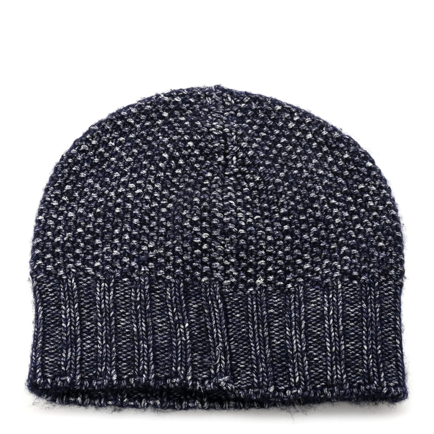 Cashmere Blend CC Beanie Hat Navy