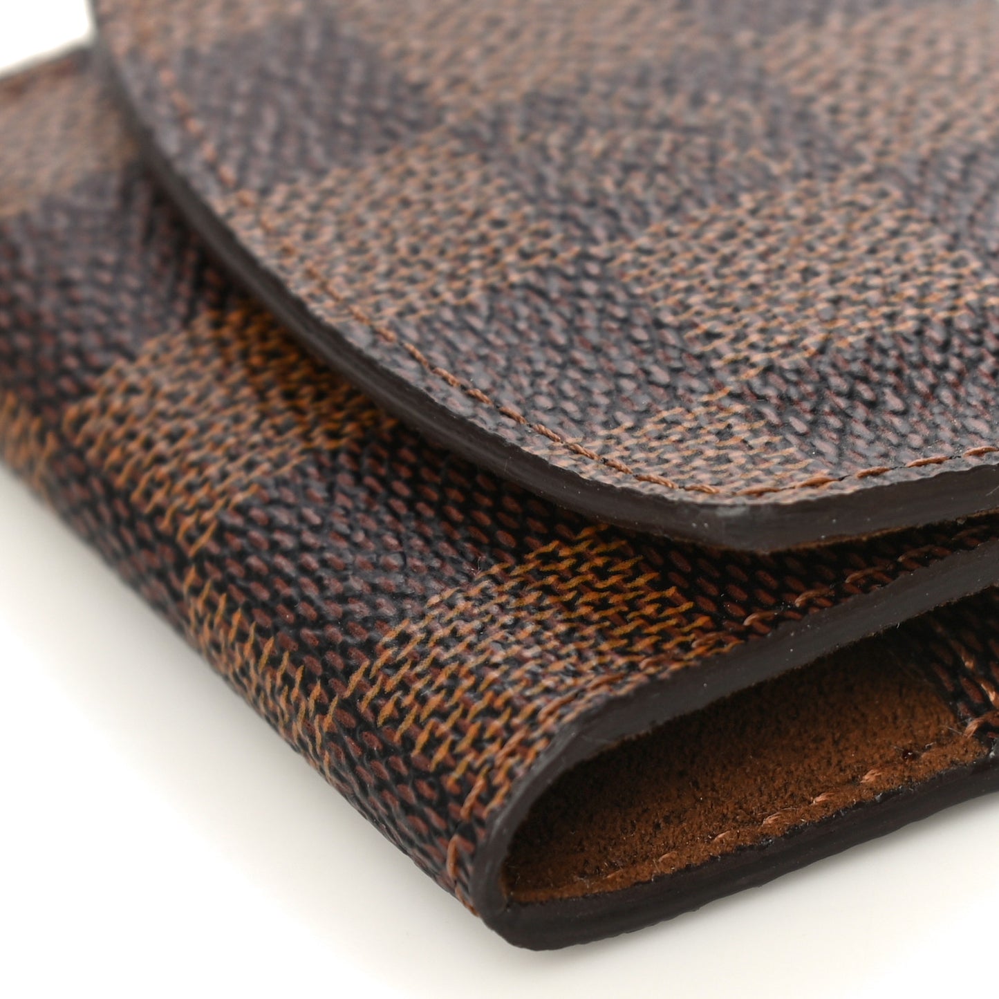 Damier Ebene Cufflinks Case