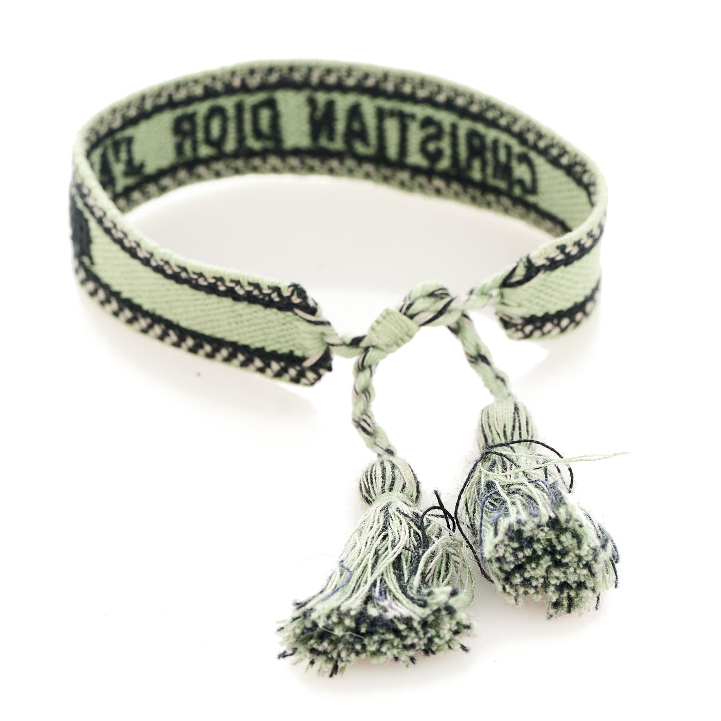 Woven Cotton J'Adior Friendship Bracelet Green