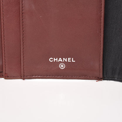 Chanel Lambskin Quilted Large Flap Wallet Black 6 of 22