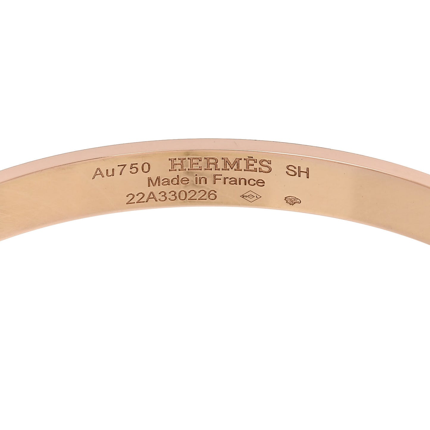 18K Rose Gold PM Collier De Chien Bracelet SH