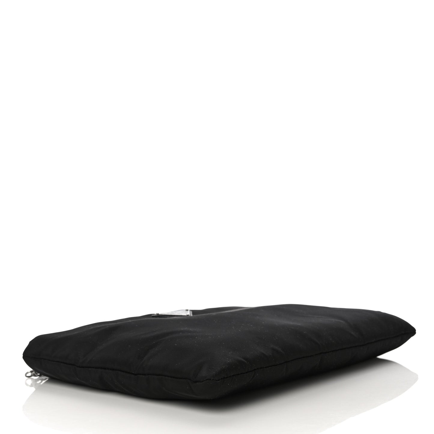 Tessuto Nylon Soft Calf Chain Bag Black