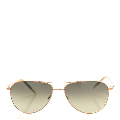 Oliver Peoples Metal Benedict Aviator Sunglasses OV1002S G-15 Gradient 2 of 7