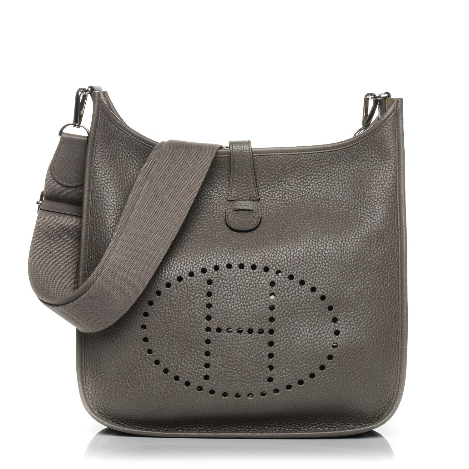 Hermes Taurillon Clemence Evelyne III GM Etain 1 of 14