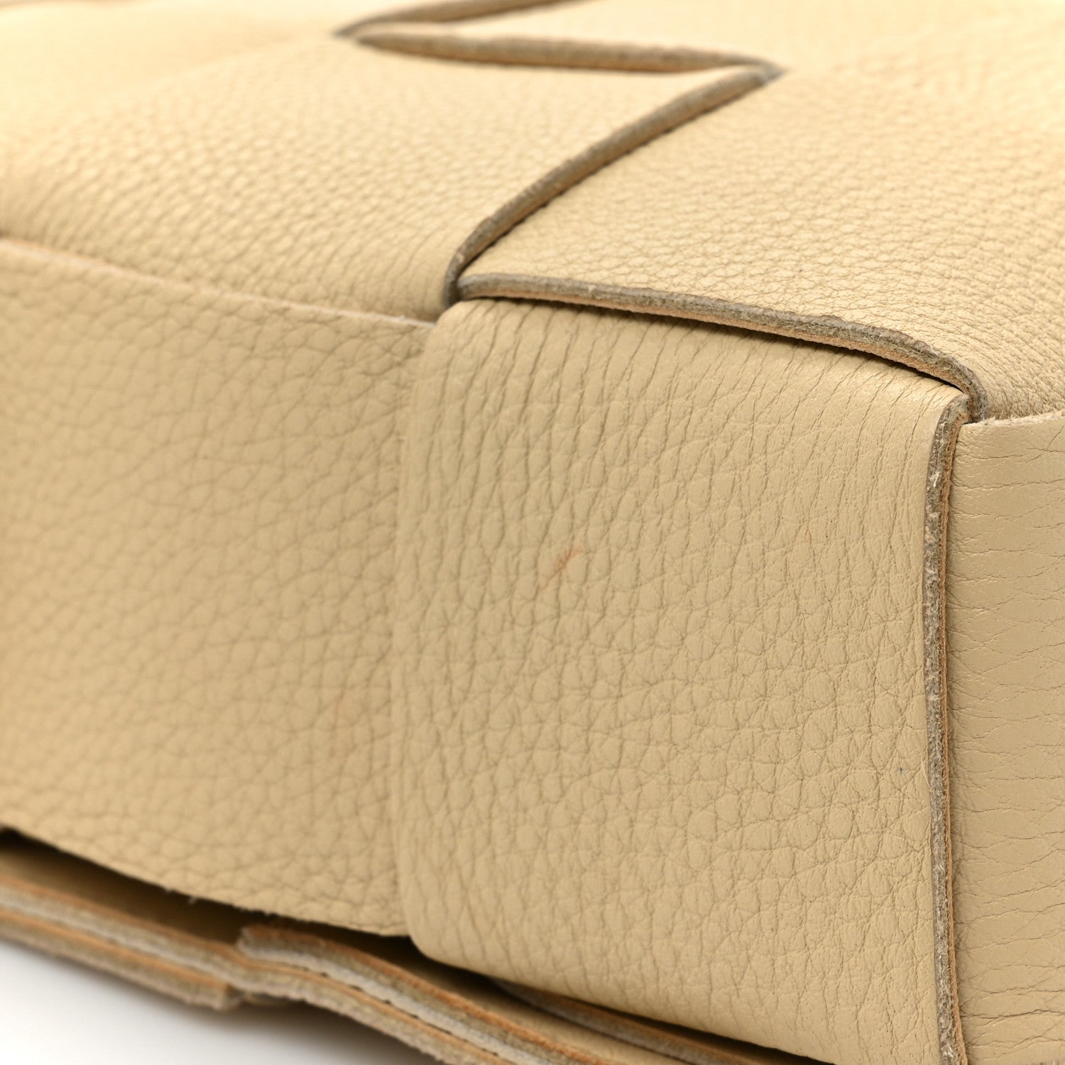 Bottega Veneta Grained Calfskin Maxi Intrecciato Cassette Crossbody Bag Porridge 13 of 13