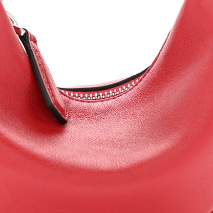 Fendi Vitello Grace New Matte Nano Fendigraphy Hobo Charm Scarlet 9 of 11