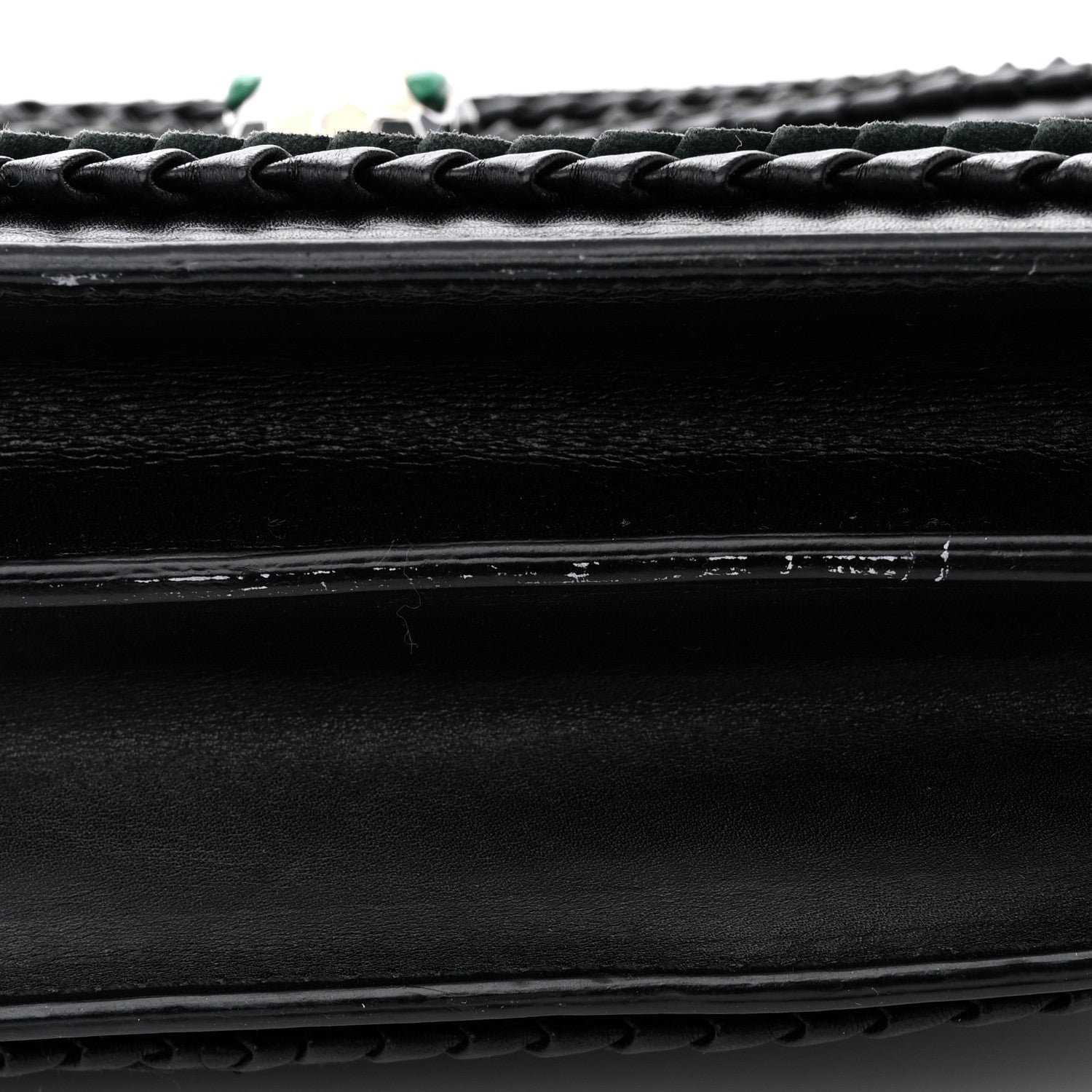 Bulgari Calfskin Plisse Serpenti Forever Crossbody Bag Black 11 of 14