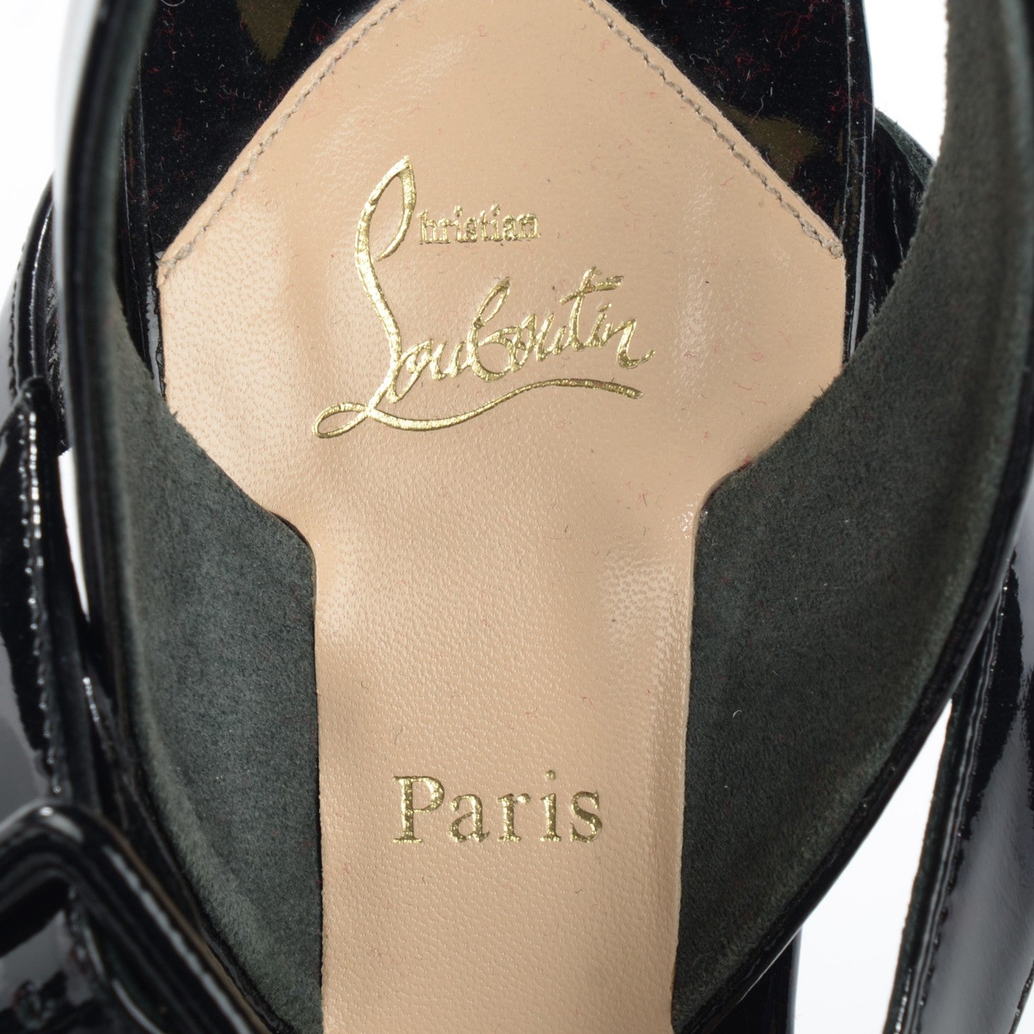 Christian Louboutin Patent Calfskin Amelissa 160 Sandals 39 Black 7 of 7