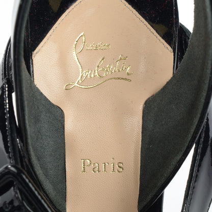 Christian Louboutin Patent Calfskin Amelissa 160 Sandals 39 Black 7 of 7
