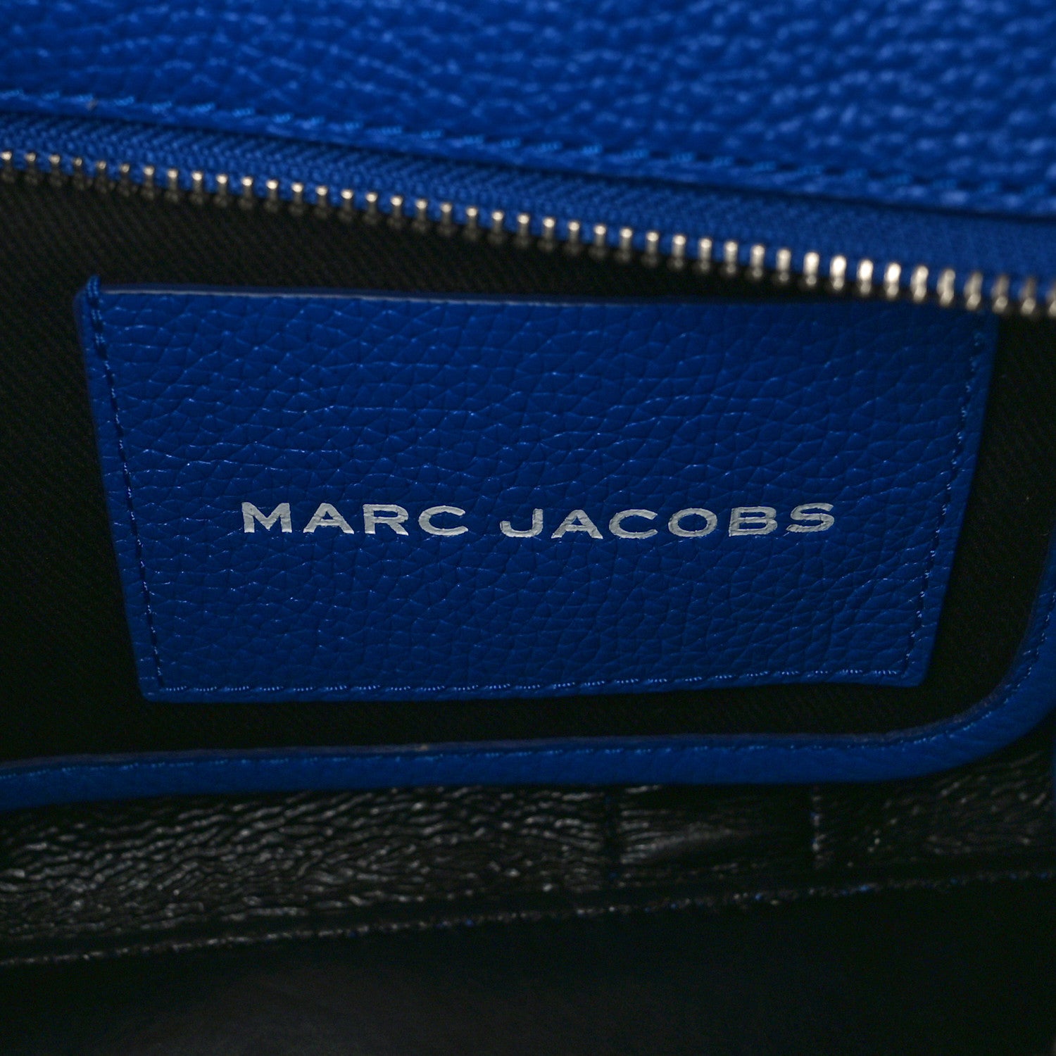 Marc Jacobs Grained Calfskin Small The Tote Bag Cobalt 6 of 10
