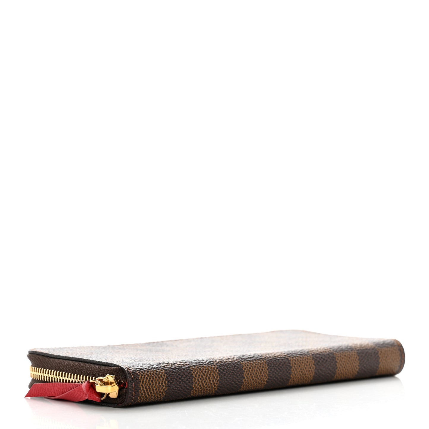 Damier Ebene Clemence Wallet Cherry