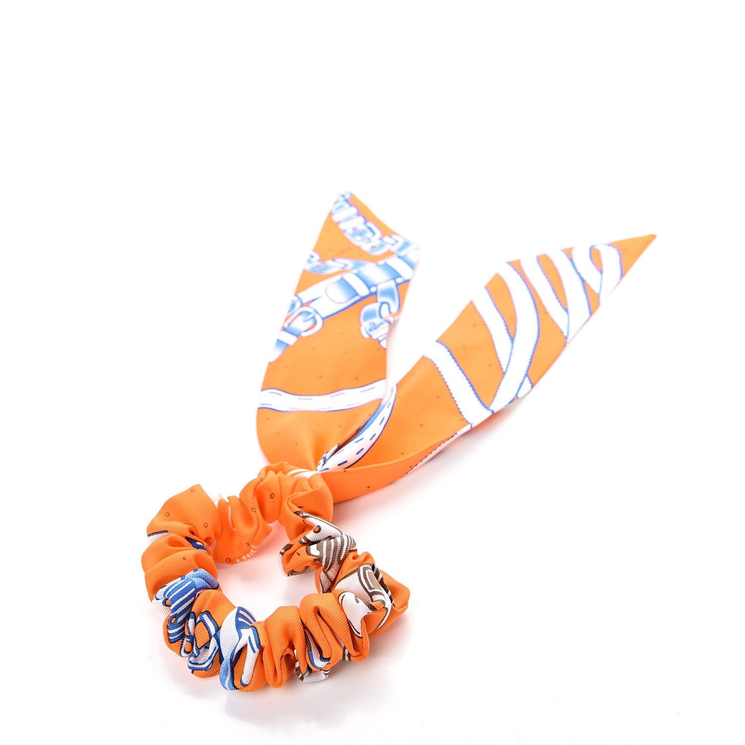 Hermes Silk Bella Twilly Scrunchie 2 of 5