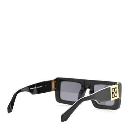 Off-White Acetate Square Sunglasses OERI049 Black 4 of 9