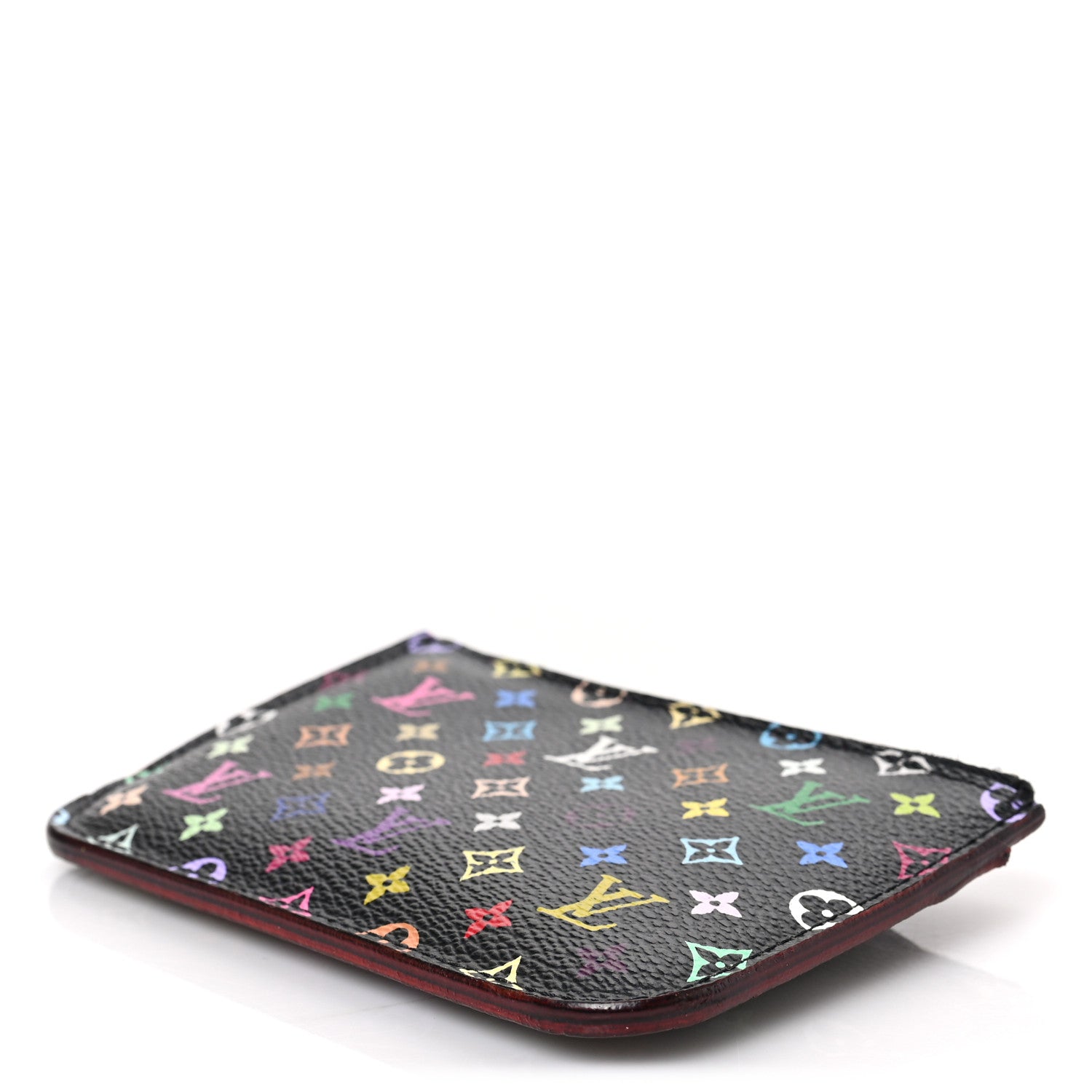 Louis Vuitton Monogram Multicolor Key Pouch Black Grenade 7 of 7