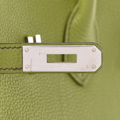 Hermes Togo Birkin 35 Vert Anis 27 of 53