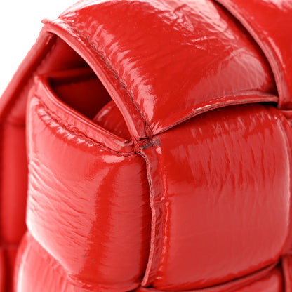 Bottega Veneta Textured Deerskin Maxi Intrecciato Padded Cassette Crossbody Bag Chili 12 of 14