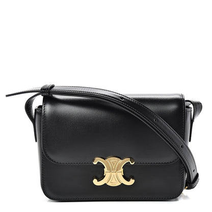 Celine Shiny Calfskin Nano Triomphe Black 1 of 11