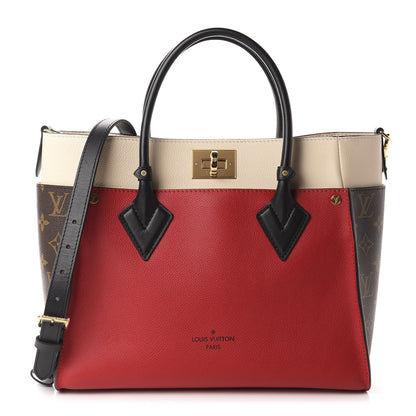 Louis Vuitton Calfskin Monogram On My Side Pirate Red 1 of 10