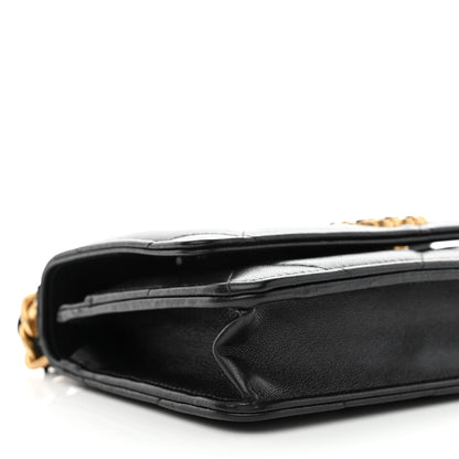 Chanel Lambskin Quilted Chanel 19 Wallet On Chain WOC Black 10 of 13