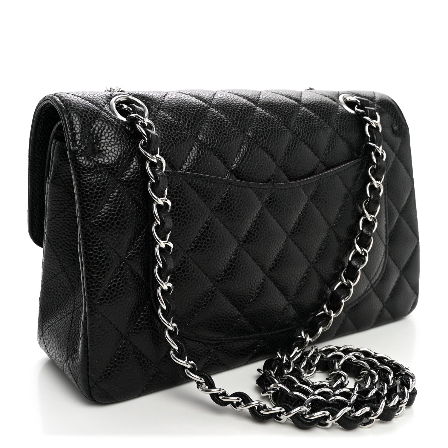 Chanel Caviar Quilted Small Double Flap Black 3 of 10