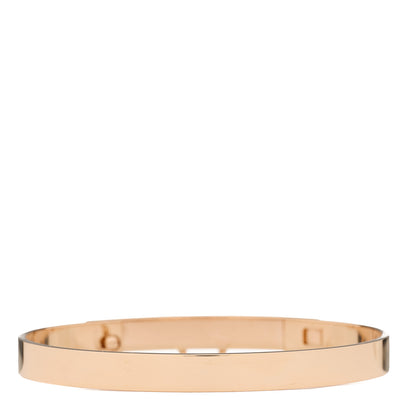 Hermes 18K Rose Gold Diamond PM Collier De Chien Bracelet ST 2 of 4