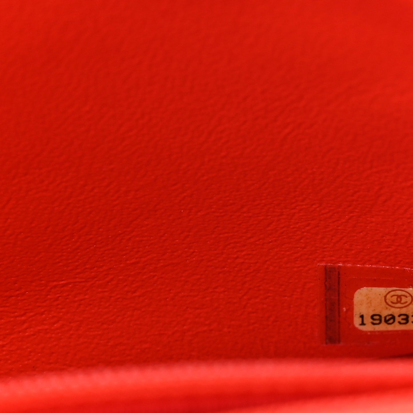 Patent Calfskin Quilted Mini Rectangular Flap Red