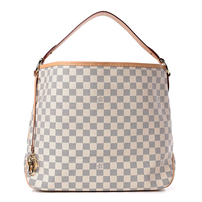 Louis Vuitton Damier Azur Delightful MM Rose Ballerine 1 of 11