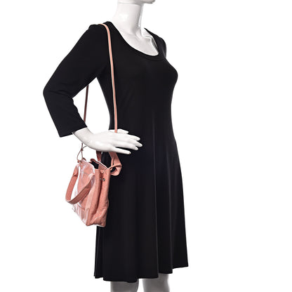 Balenciaga Agneau Stadio Ruban Viscose Navy Cabas XS Rose Ballerine 2 of 14