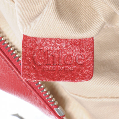 Chloe Leather Paddington Tote Red 7 of 8