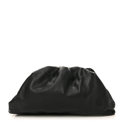 Bottega Veneta Smooth Butter Calf The Pouch Oversized Clutch Black 1 of 10