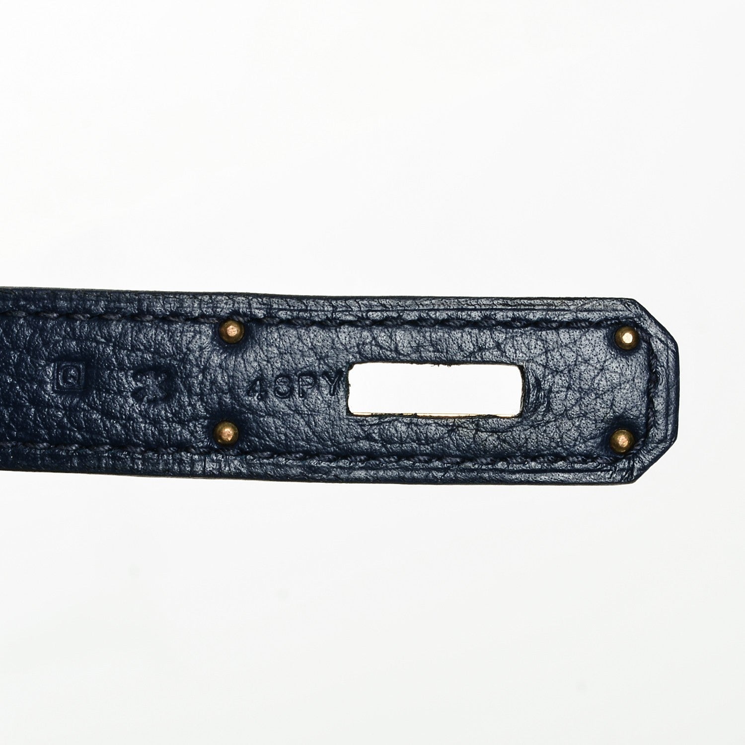 Hermes Taurillon Clemence Birkin 35 Bleu Saphir 10 of 23
