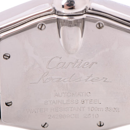Cartier Stainless Steel 37mm Roadster Automatic Watch Black 5 of 9