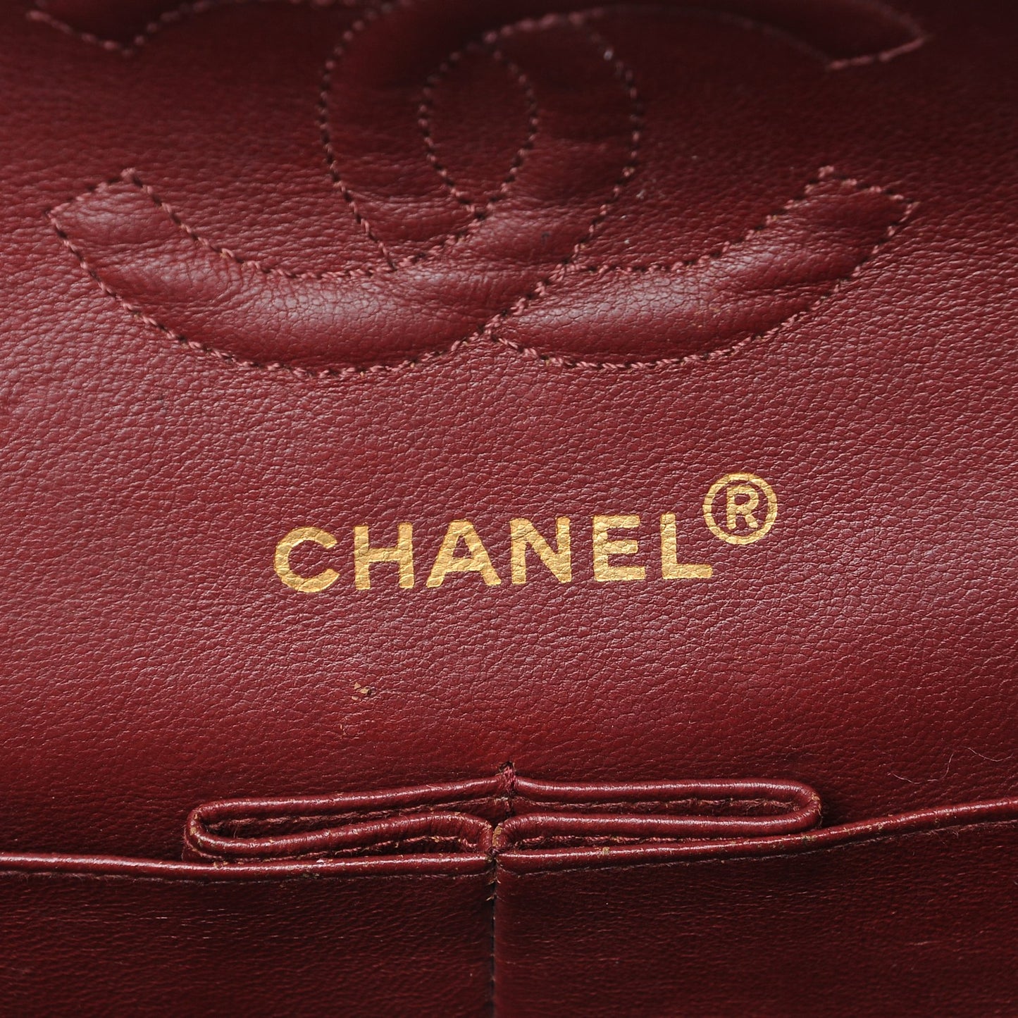 Lambskin Quilted Small Double Flap Black