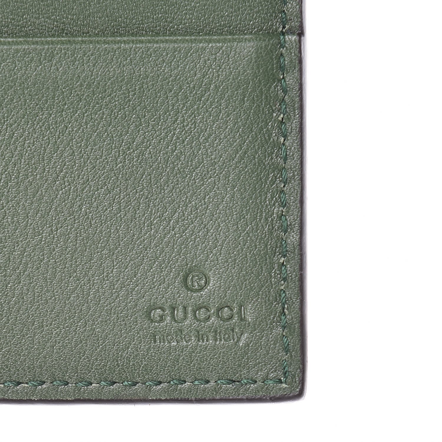 Gucci Microguccissima Bi-Fold Wallet Marsh 6 of 8