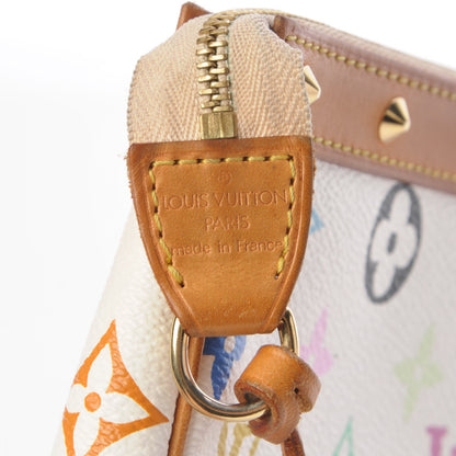 Louis Vuitton Monogram Multicolor Pochette Accessories White 6 of 10
