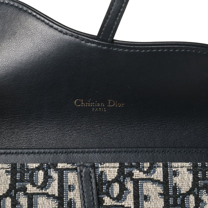 Christian Dior Oblique Saddle Chain Long Wallet Blue 7 of 14
