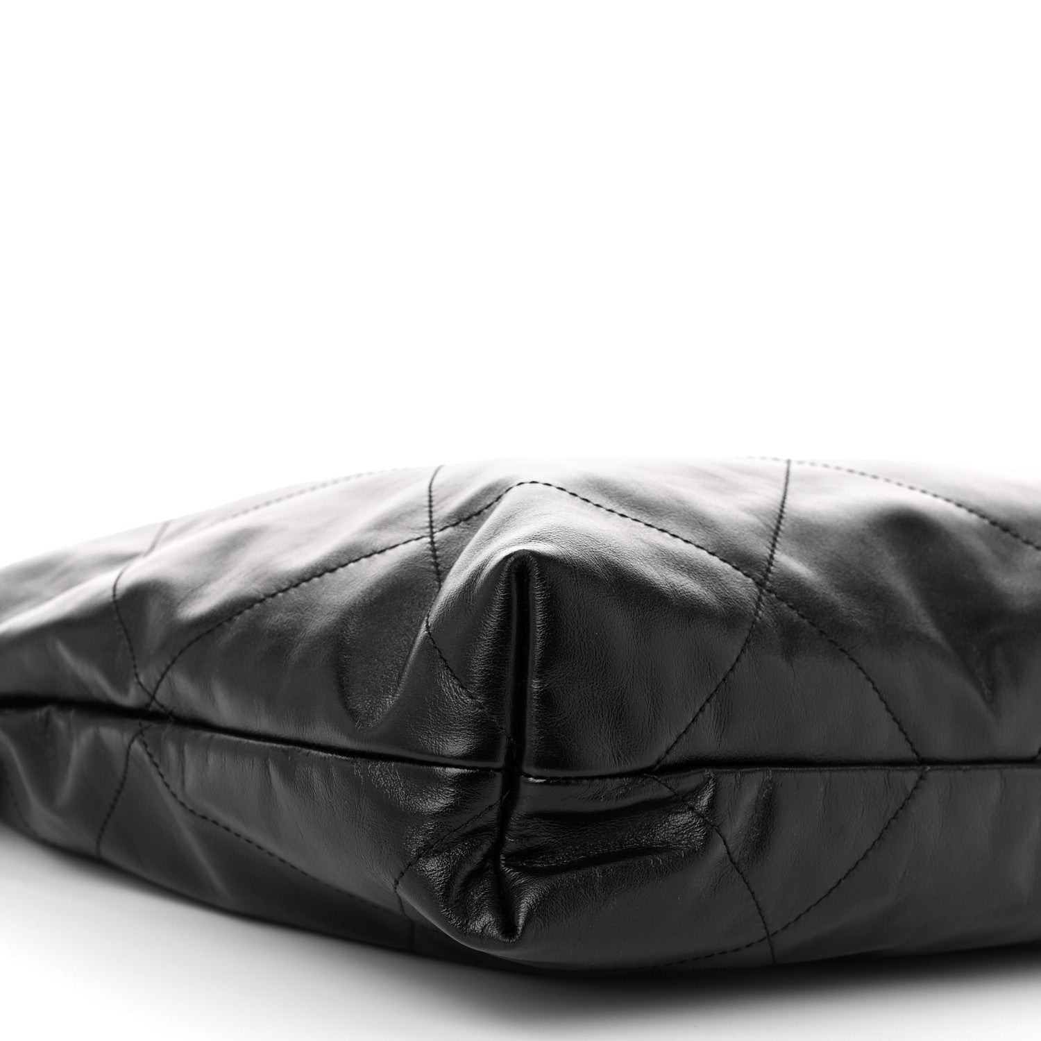 Chanel Shiny Calfskin Quilted Chanel 22 Black 10 of 11