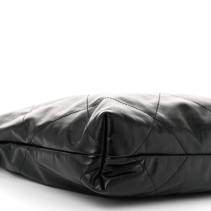 Chanel Shiny Calfskin Quilted Chanel 22 Black 10 of 11