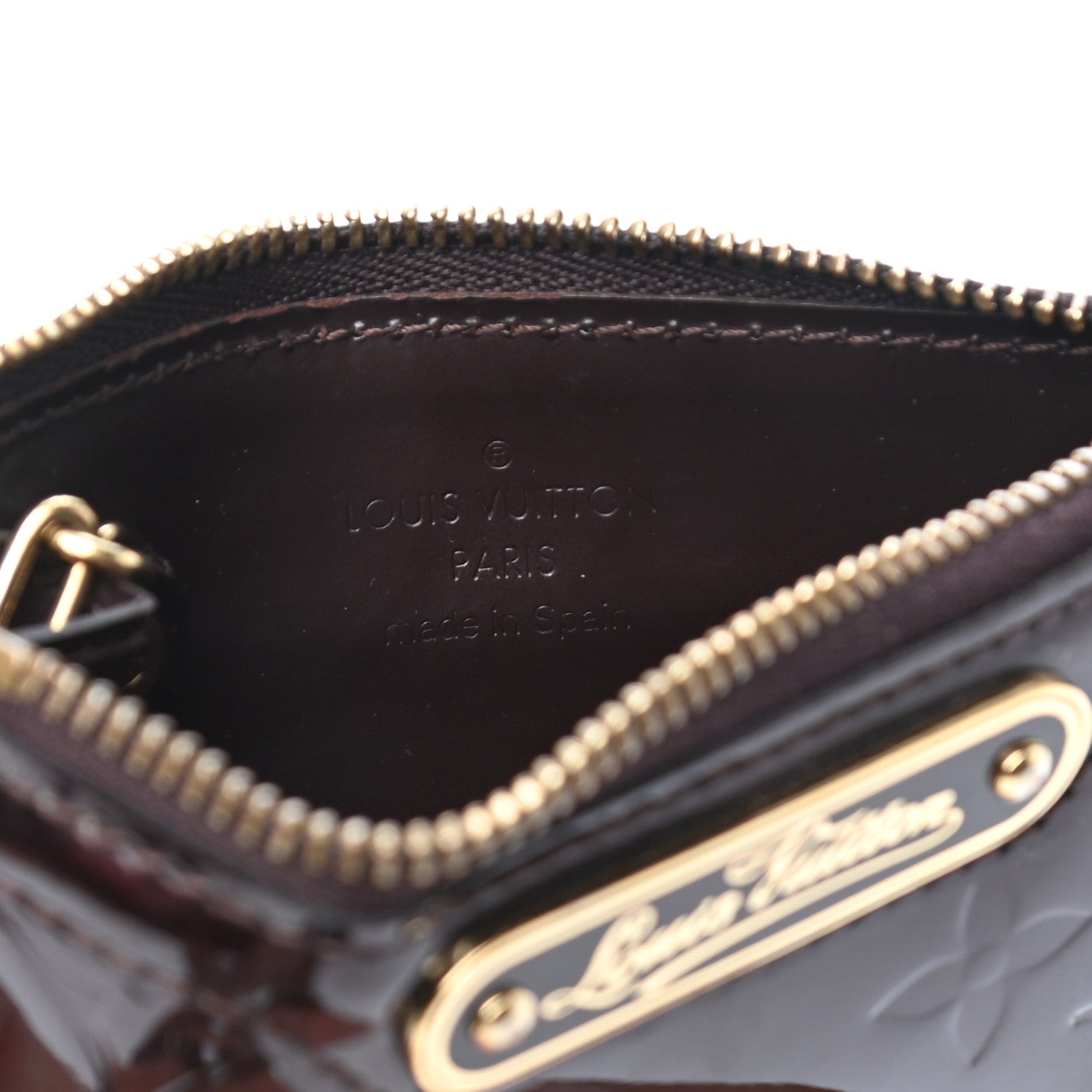 Louis Vuitton Vernis Key Pouch Amarante 6 of 8