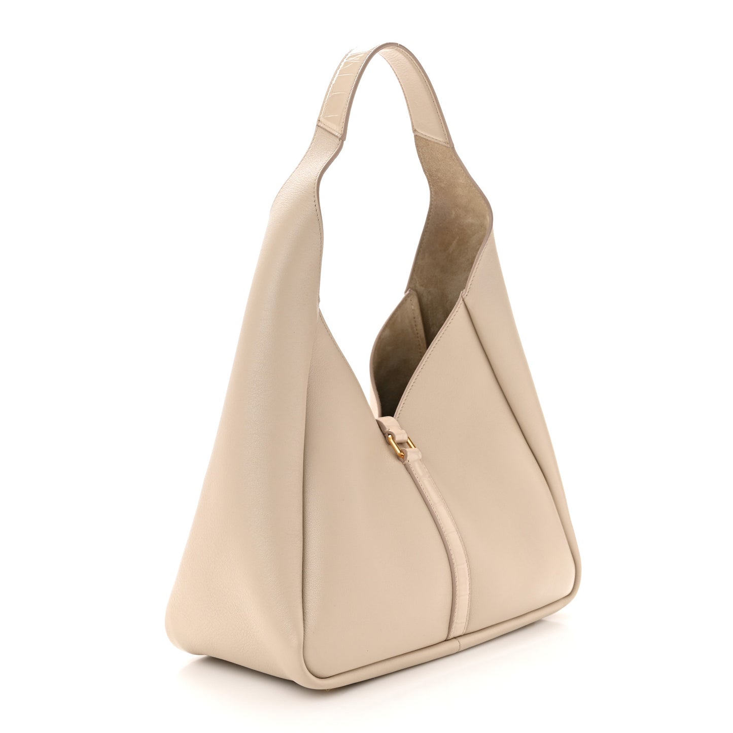 Calfskin Medium G-Lock Hobo Natural Beige