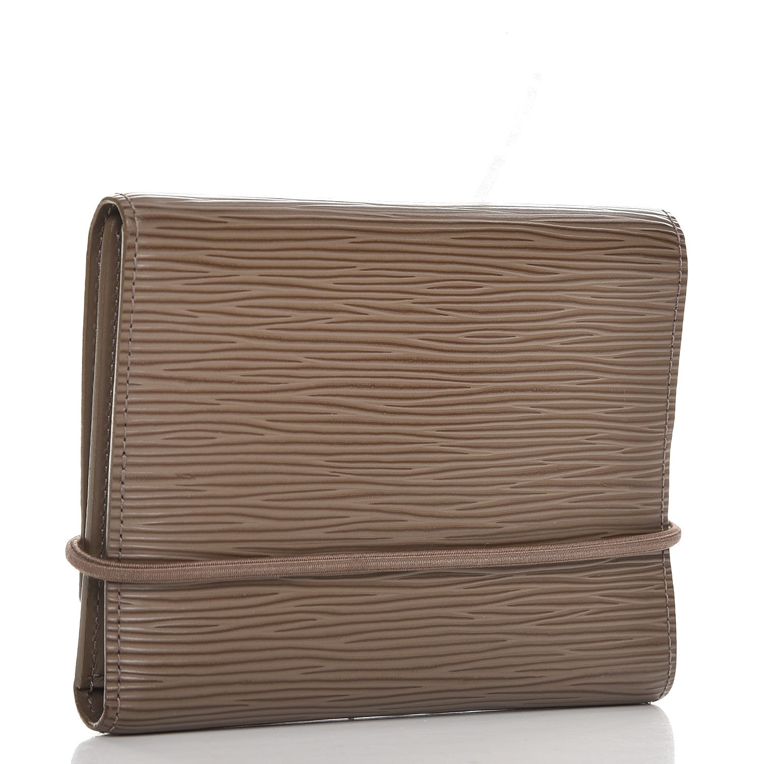 Louis Vuitton Epi Porte-Monnaie Elastique Wallet Pepper 3 of 6
