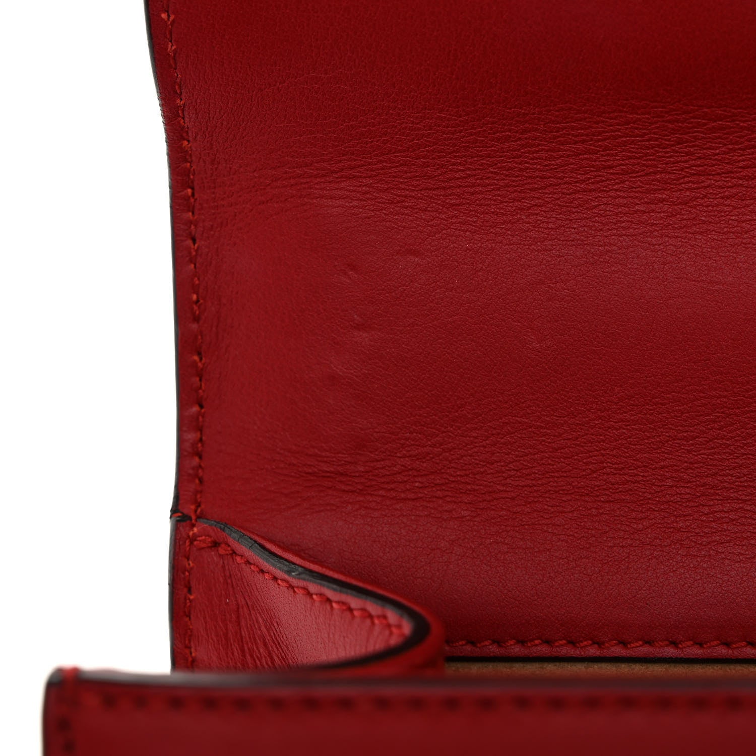 Gucci Calfskin Studded Small Padlock Shoulder Bag Hibiscus Red 14 of 21