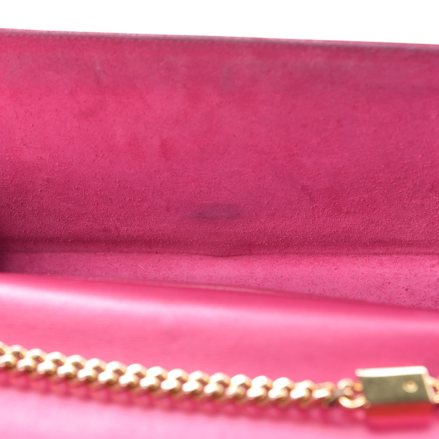 Saint Laurent Smooth Calfskin Medium Classic Monogram Kate Tassel Satchel Fuchsia 13 of 19