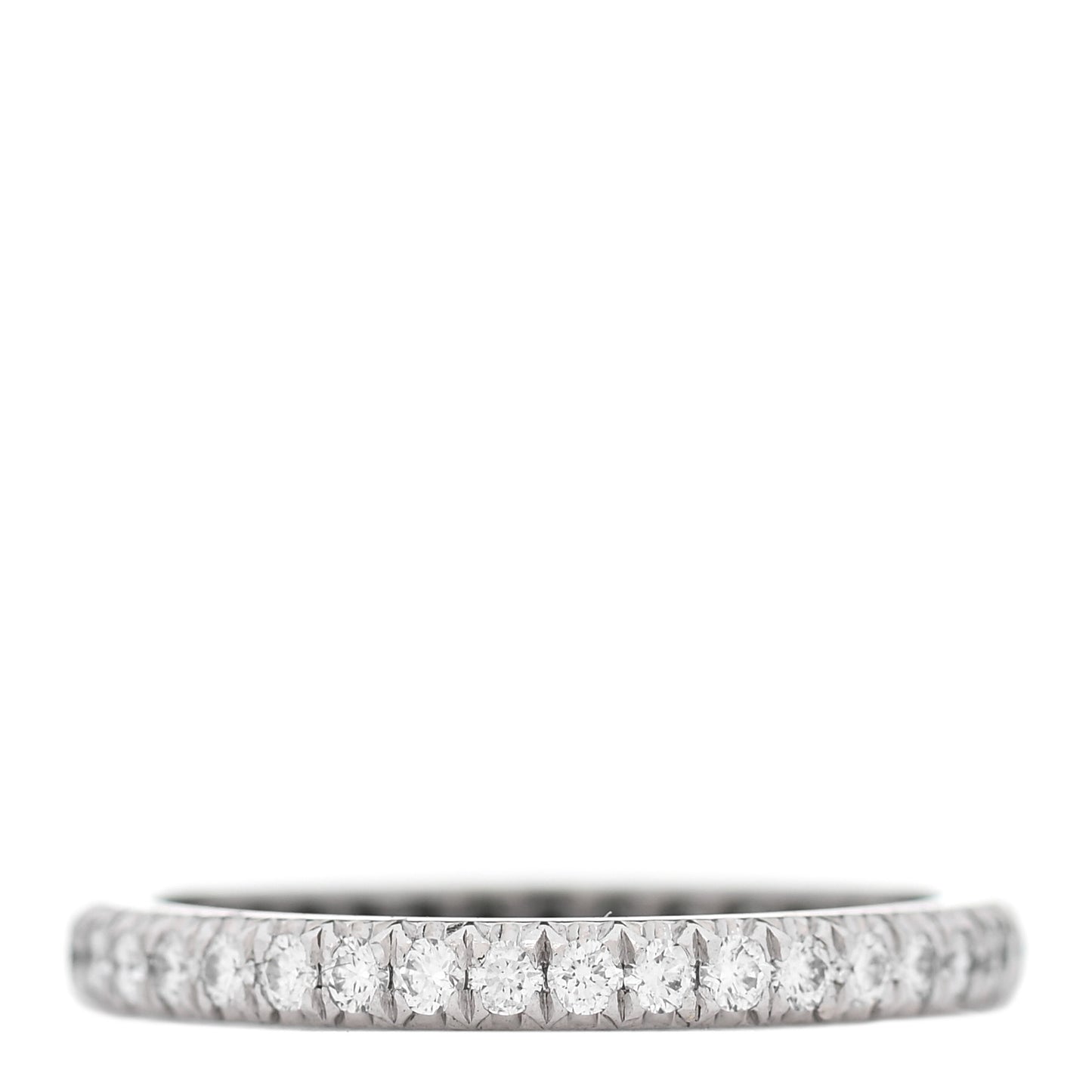 Platinum Diamond .34ctw Soleste Eternity Band Ring 47 4