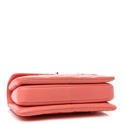 Chanel Lambskin Quilted Medium Trendy CC Flap Dual Handle Bag Coral 4 of 9