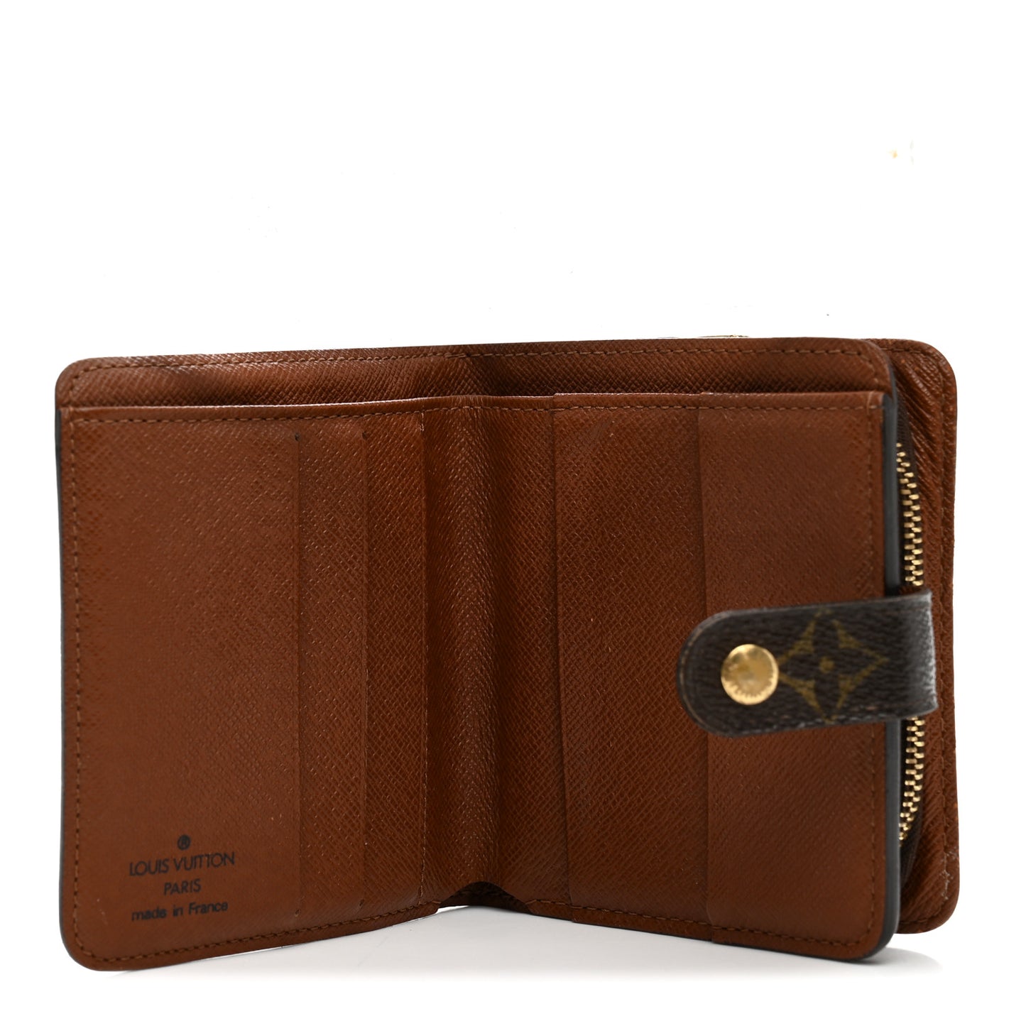 Monogram Compact Zippe Zipped Wallet