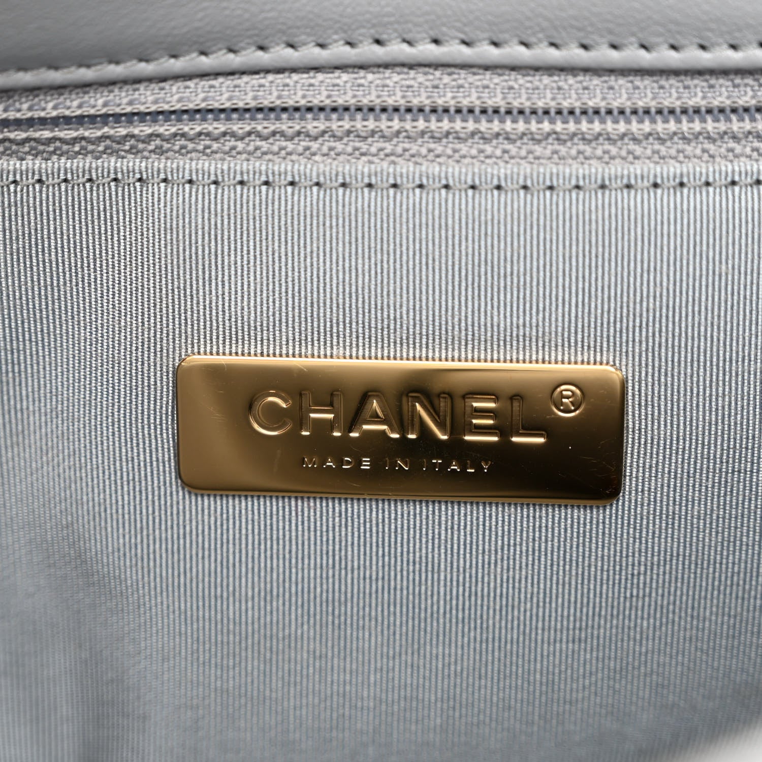 Chanel Lambskin Quilted Maxi Chanel 19 Flap Grey 6 of 10